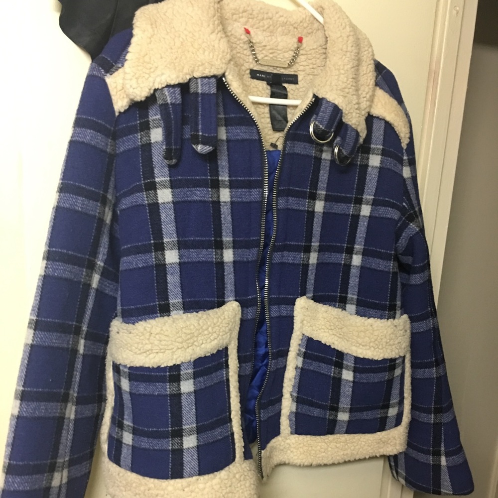 Marc Jacobs sherling coat - Picture 2 of 3